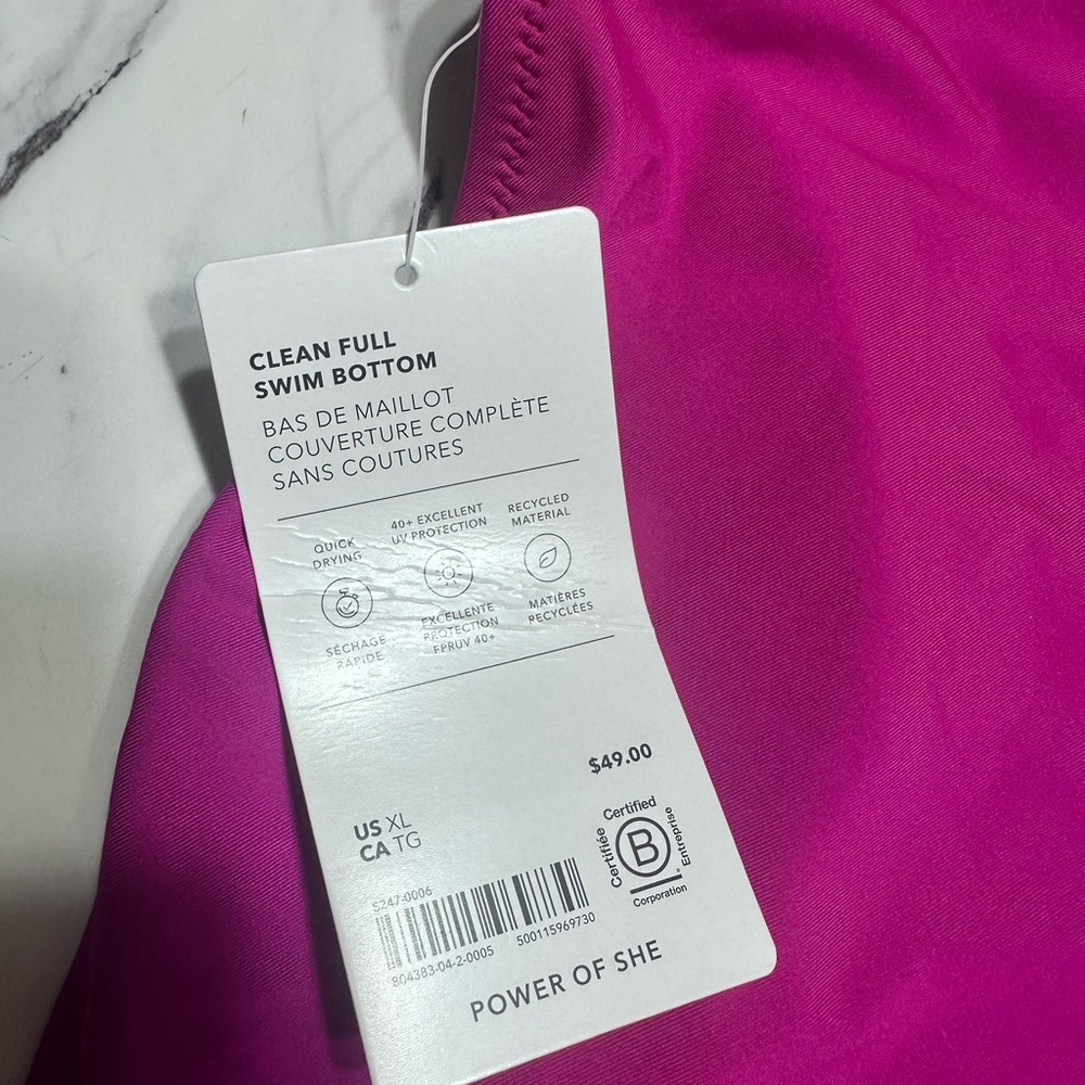 Athleta Fuchsia Swim Bottom - Picture 3 of 4